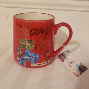 NWT EttaVee "Merry Merry" Christmas Mug